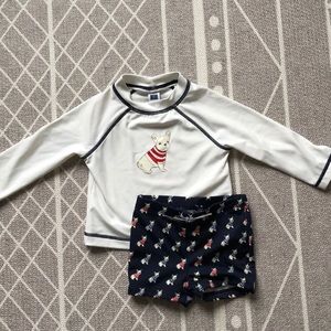 Janie & Jack Frenchie Swim Trunks/Top
